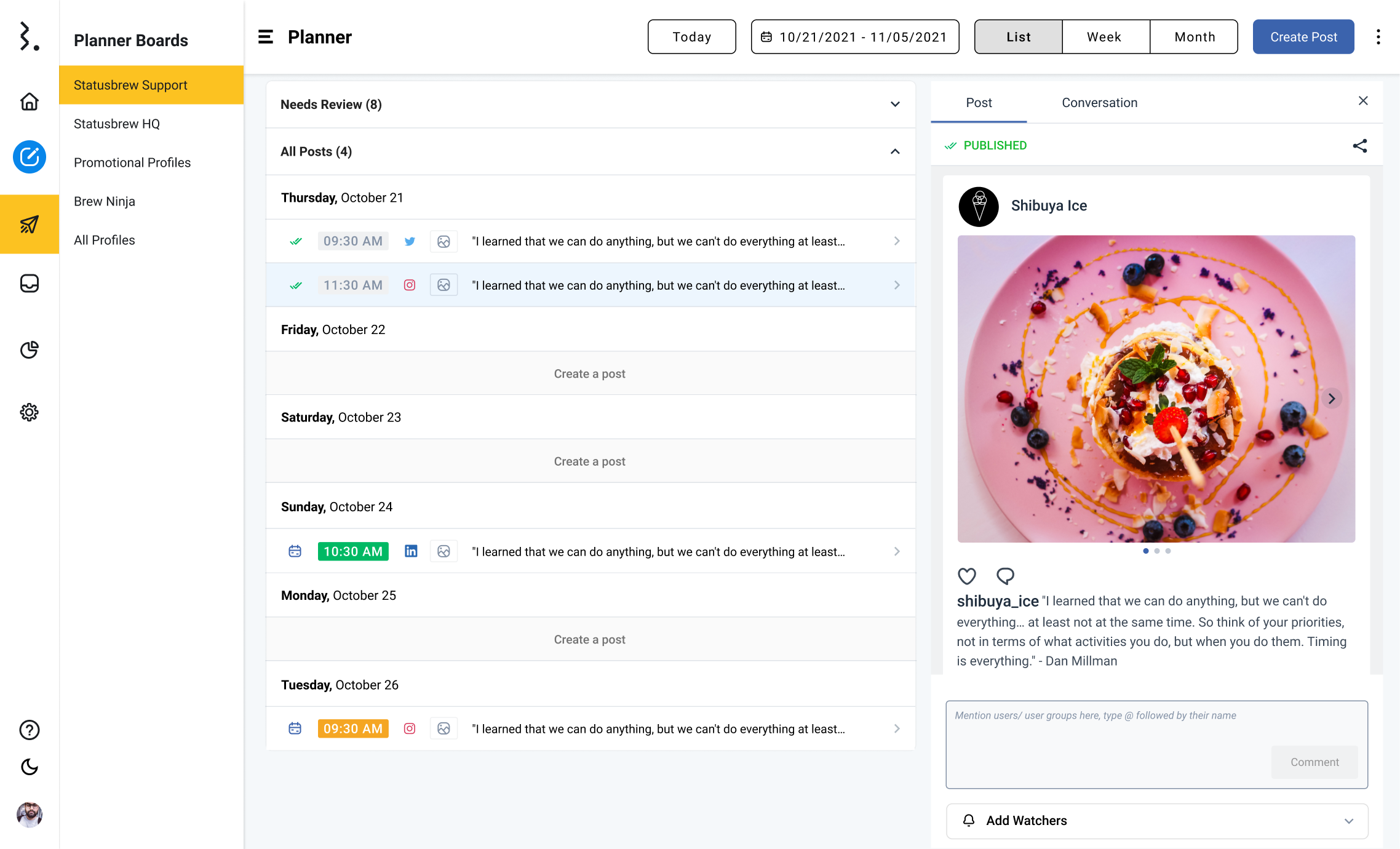 エディトリアルカレンダー（タスク管理リスト）