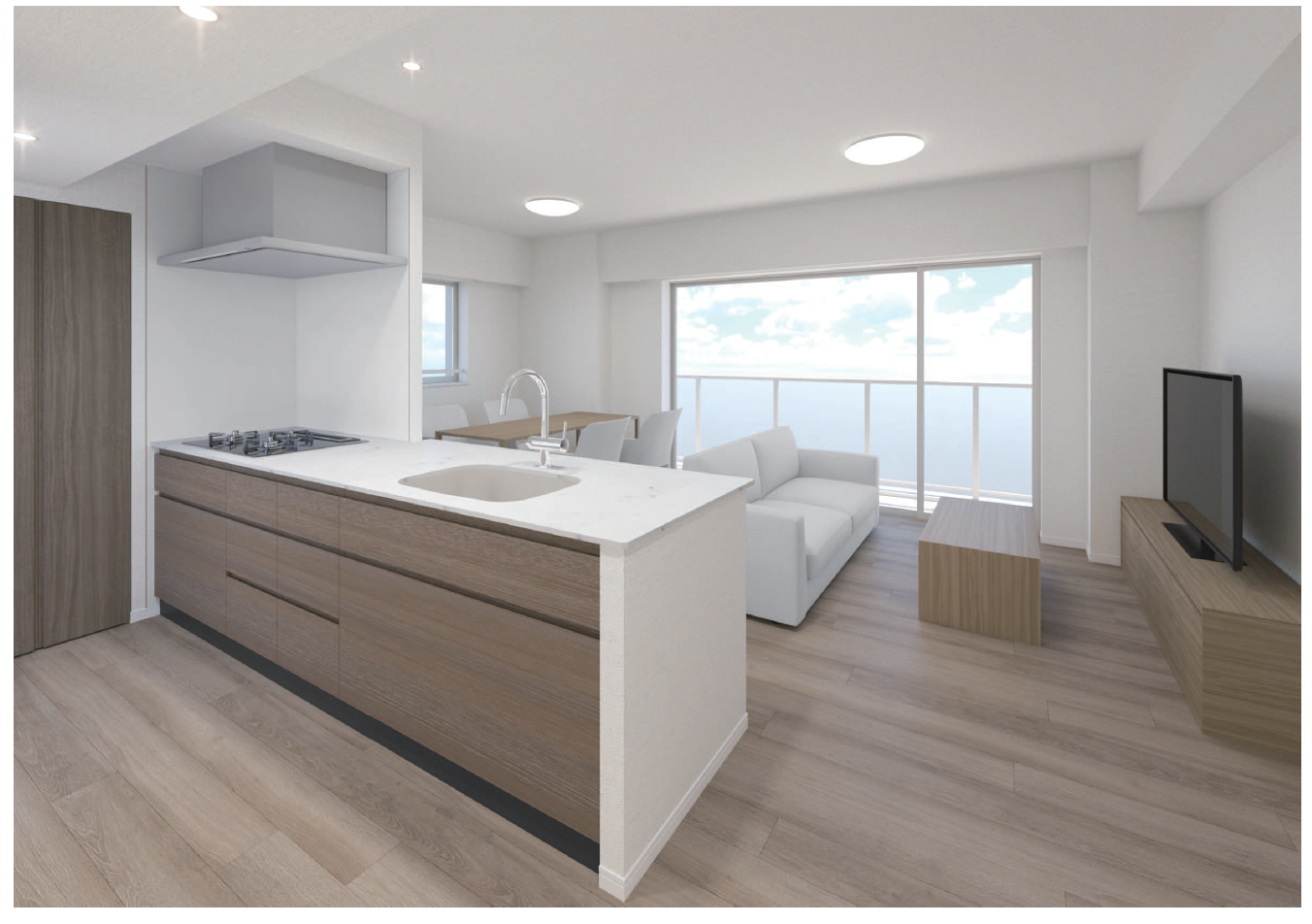 室内イメージパース（3LDKタイプ）