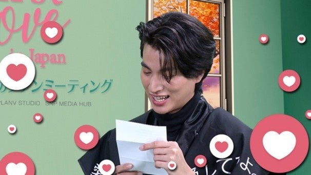 イベントの最後にはサプライズで日本語での手紙も (C)フジテレビ