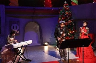 おおたぴかりによるサックス演奏 （C）TITAN TOPICS フジテレビ