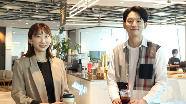 （左から）株式会社ユートラスト 代表取締役 岩崎由夏、  生田竜聖（フジテレビアナウンサー）