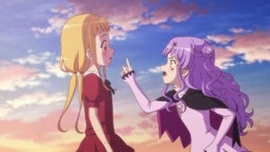 （左から）フウカ、リリカ （C）成田サトコ・千野えなが・ポプラ社／アニメ「らくだい魔女」製作委員会