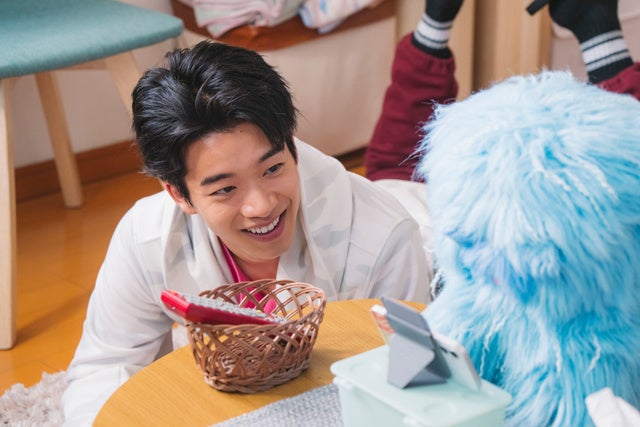 (左から) 森愁斗、こたろう、さくら ©️2023 SANRIO CO., LTD. ぼさにまる製作委員会
