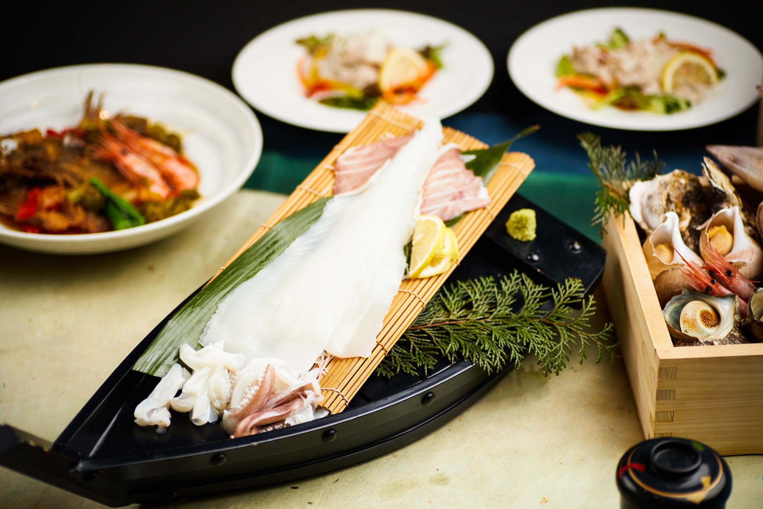 「朝とれイカ」プラン・朝とれイカの姿造り