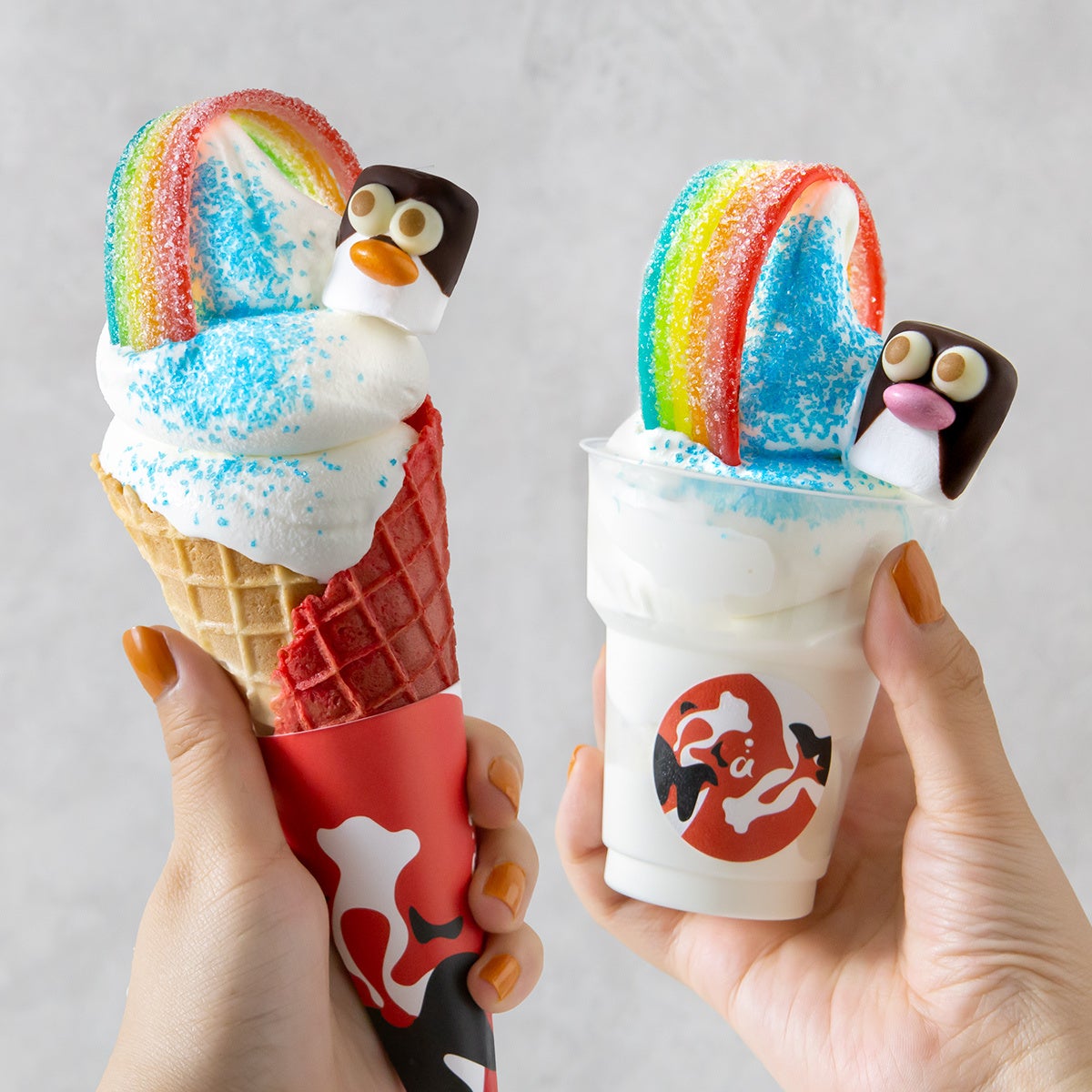 雨上がりペンギンソフトクリーム