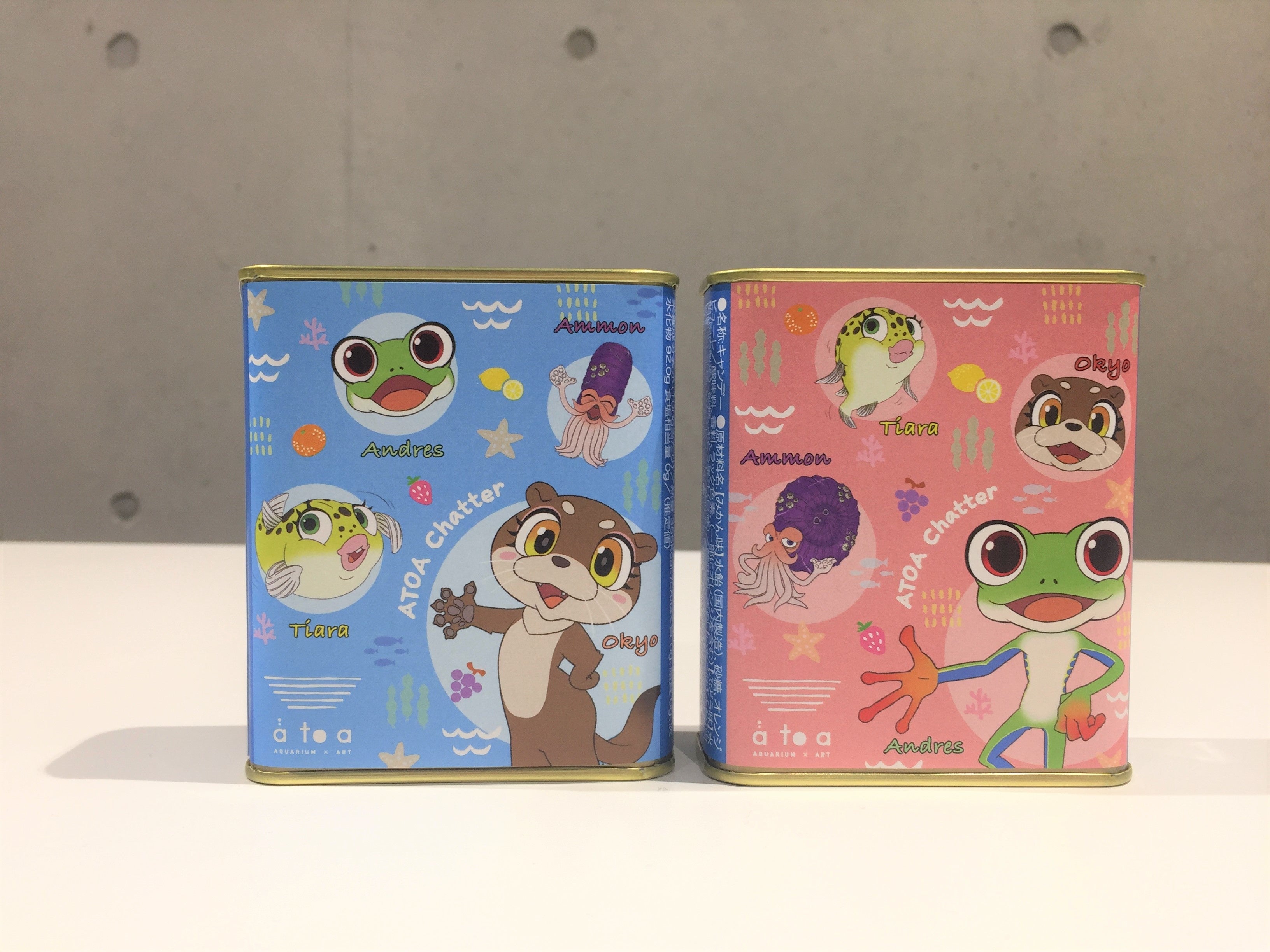 アトアの楽しい仲間『ATOA Chatter』待望のキャラクターグッズ