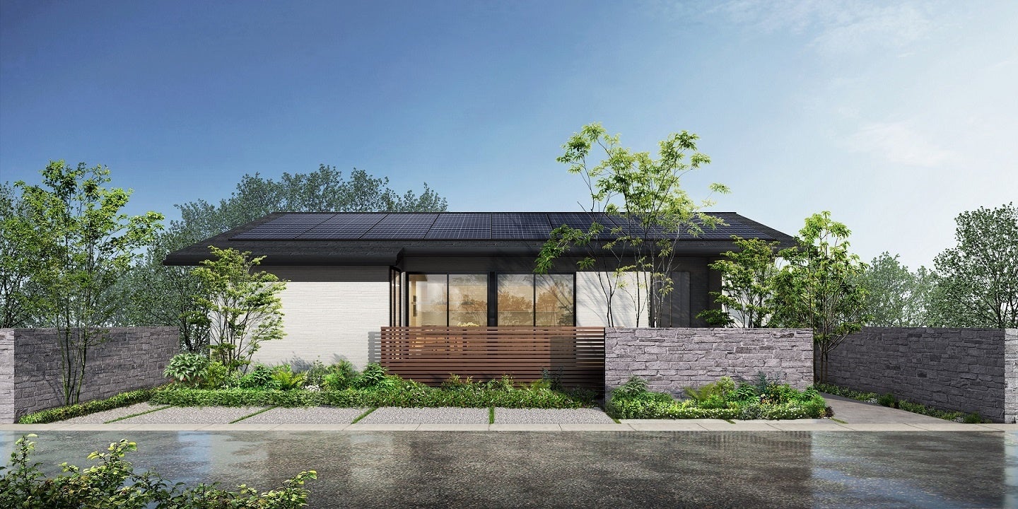 「剛木造　超空間の平屋」外観イメージ