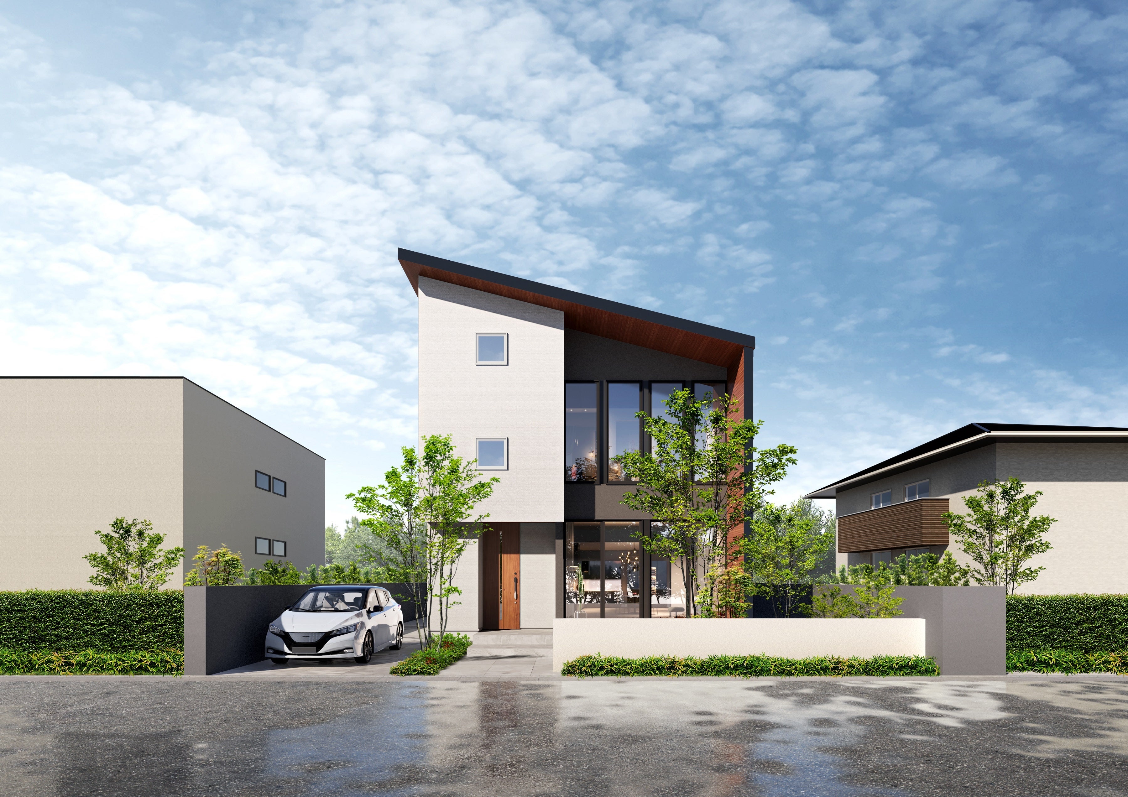 期間限定商品「剛木造　超空間の家FREE³＋」外観イメージ