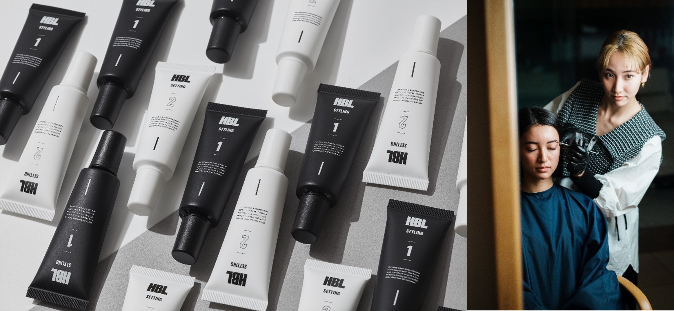 ハリウッドブロウリフトセット/HBL/スタイリングクリーム/セッティングクリーム HOLLYWOOD BROW LIFTが史上初の液剤リニューアル!施術時間を