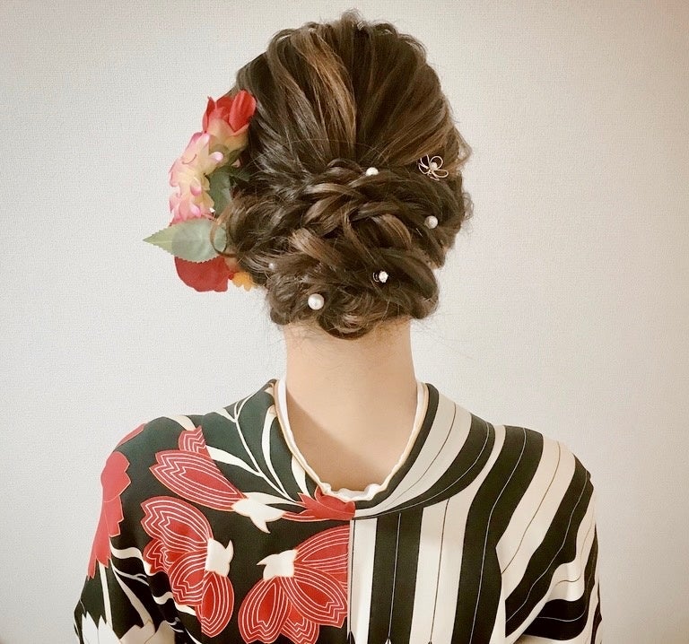 成人式 ヘアアレンジ 56 以上節約