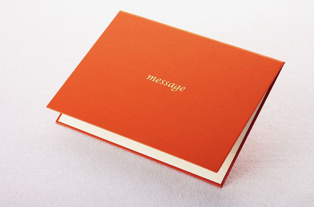 メッセージ台紙