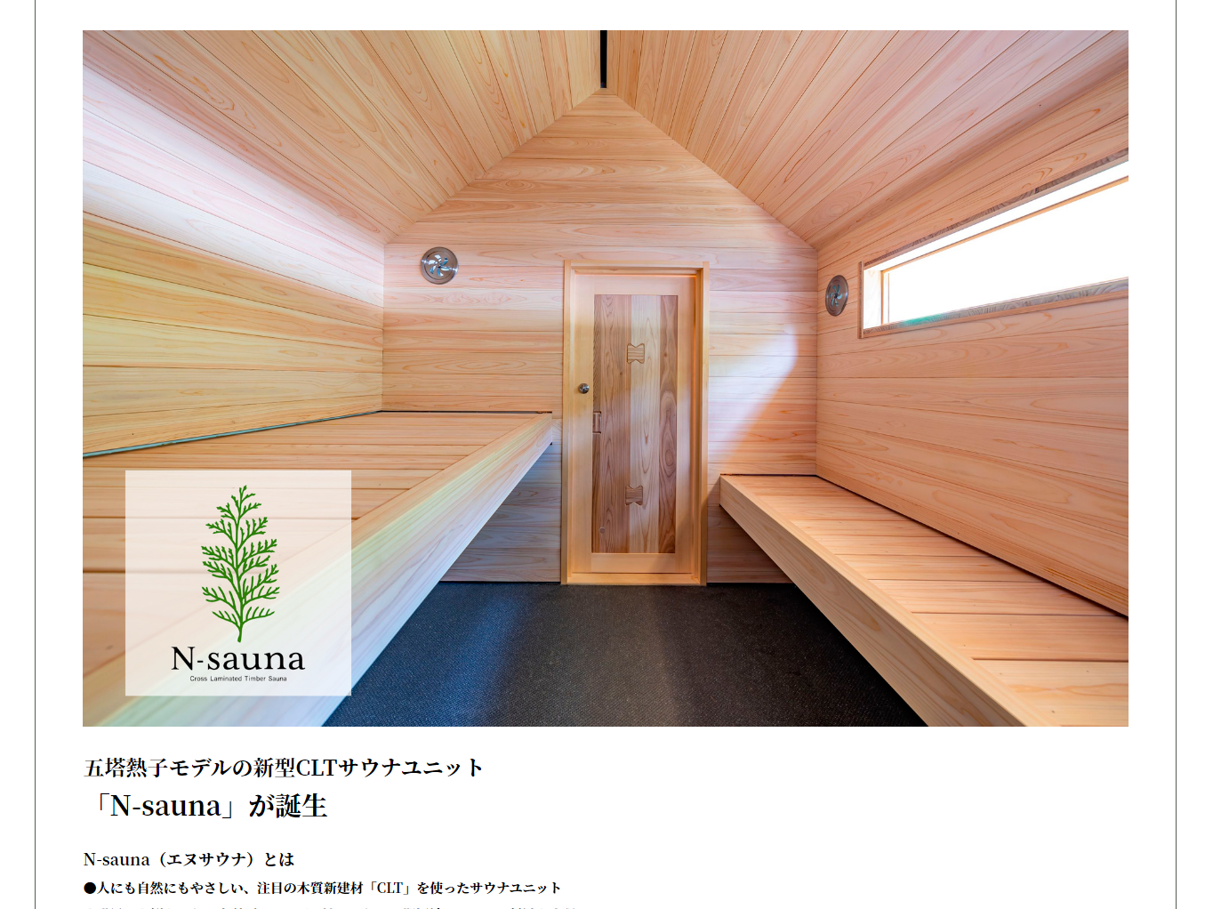 Ｎ-sauna 公式ページ