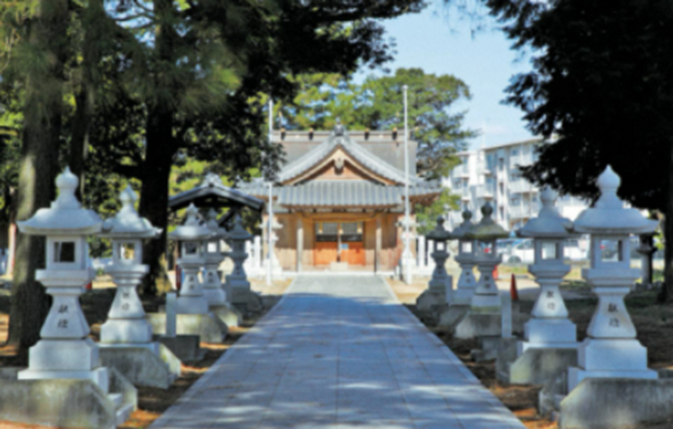 山之上住吉神社・潰目池  (やまのうえすみよしじんじゃ・つぶれめいけ)