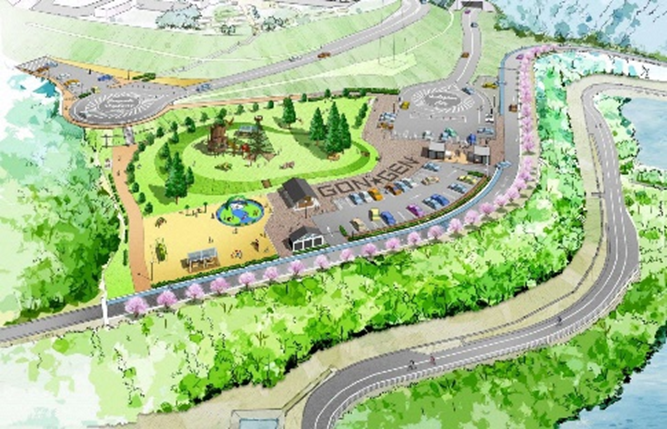 〈権現総合公園整備イメージ図〉