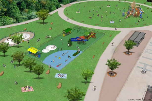 〈日岡山公園整備イメージ図〉