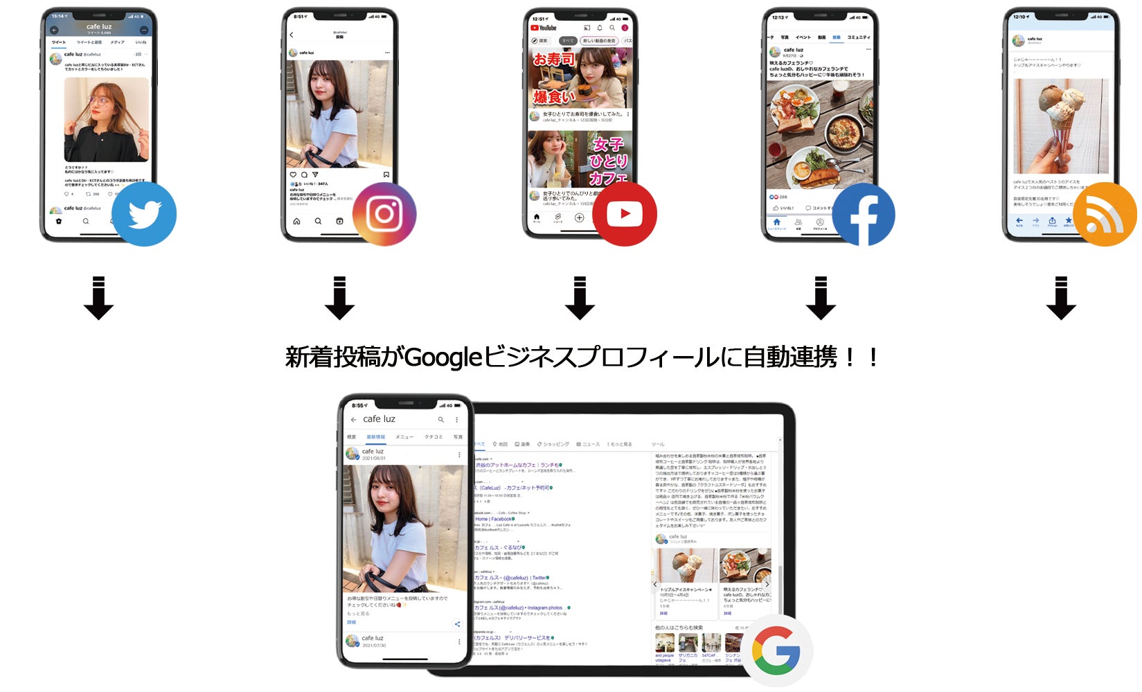 Googleビジネスプロフィール 旧マイビジネス にtwitter Instagram Facebook Youtube Rssの新着が自動連携されるサービス Sns Direct をリリース 株式会社クロスリンクのプレスリリース Googleビジネスプロフィール 旧マイビジネス にtwitter Instagram Facebook Youtube Rssの新着が自動連携されるサービス Sns Direct をリリース 株式会社クロスリンクのプレスリリース