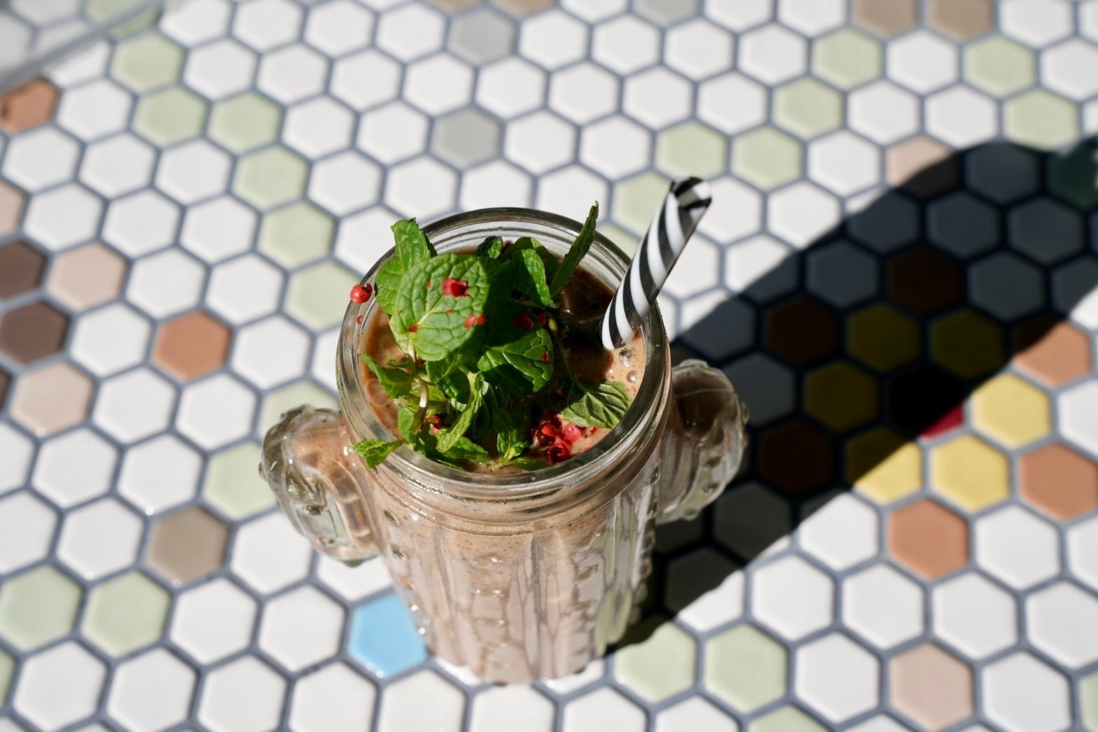 CBDオイルを使ったチョコミントスムージー