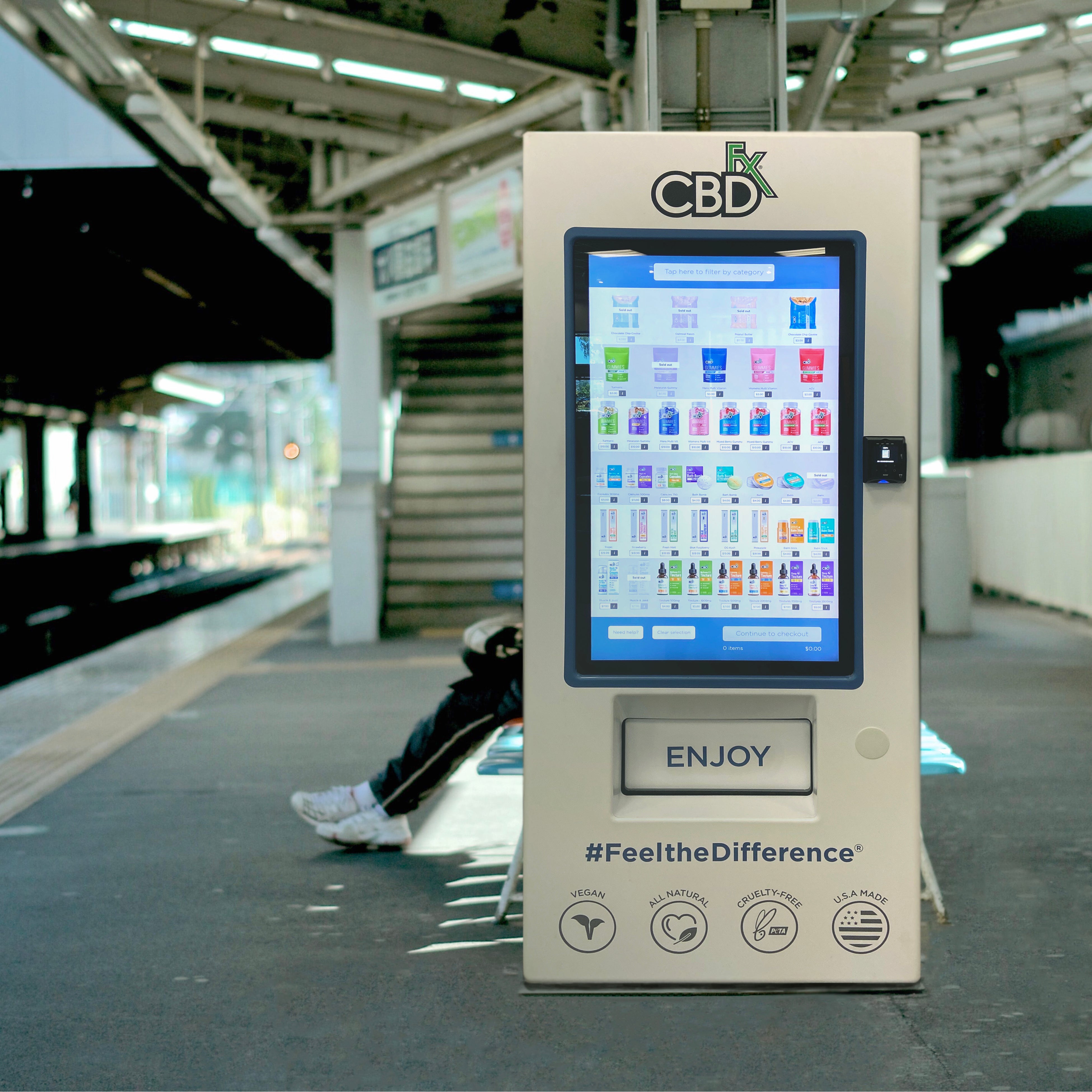 CBDをもっと身近に！全国の駅にCBDfx自動販売機を導入します | カム