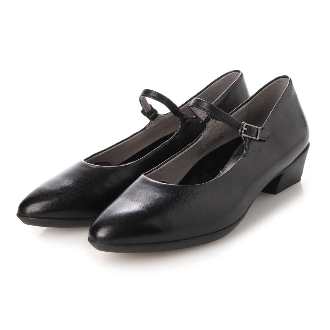 スクエアヒールパンプニーカーストラップ