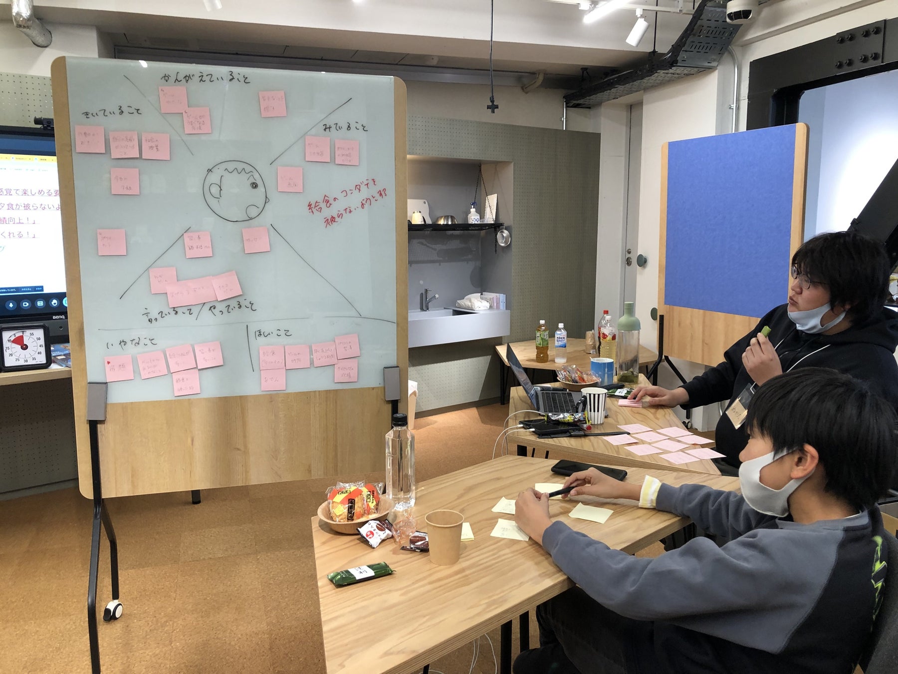 エンパシーマップをつくる清水さん