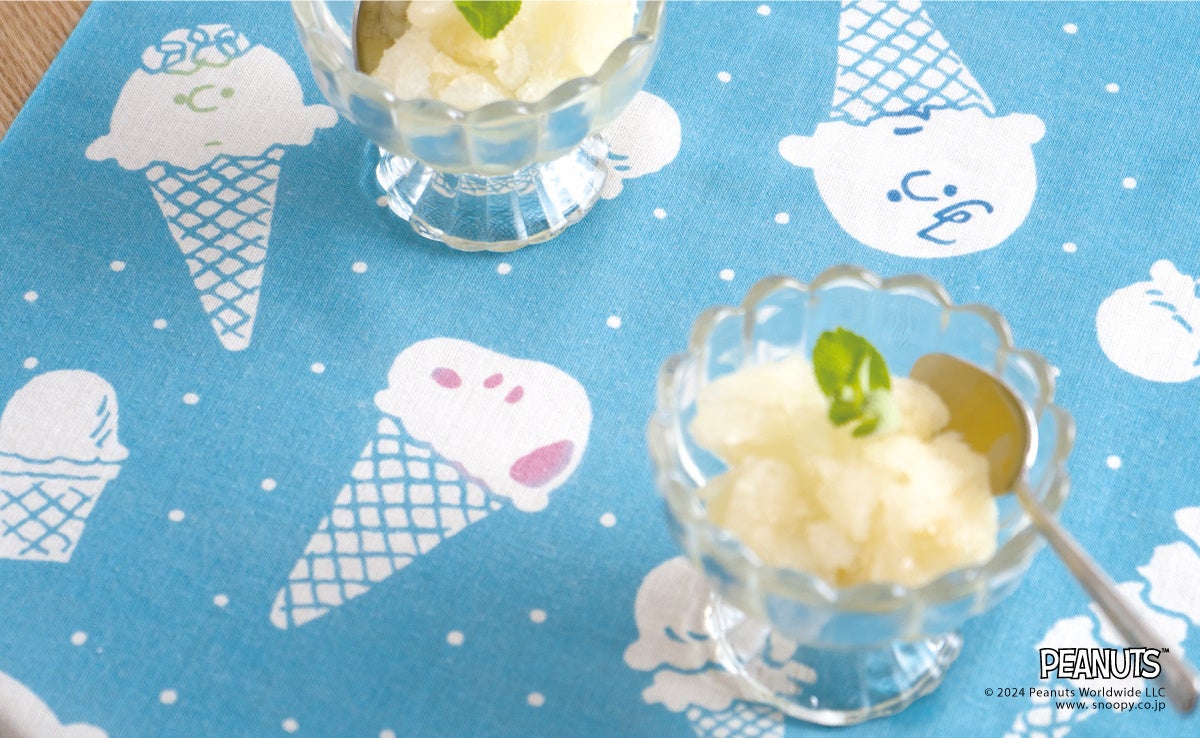 かまわぬ スヌーピー 手ぬぐい クリームソーダ クリームソーダ