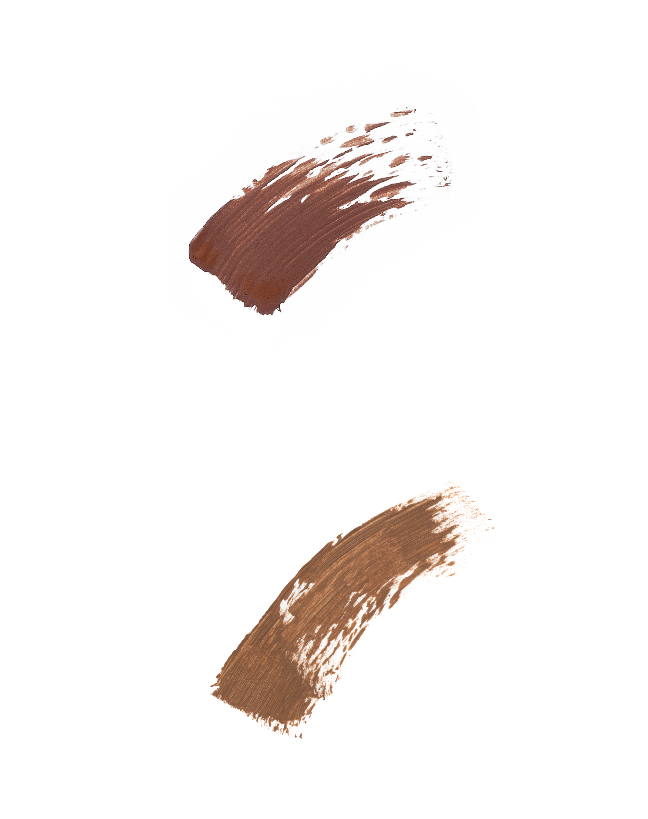 上：モーブブラウン　下：ベージュブラウン