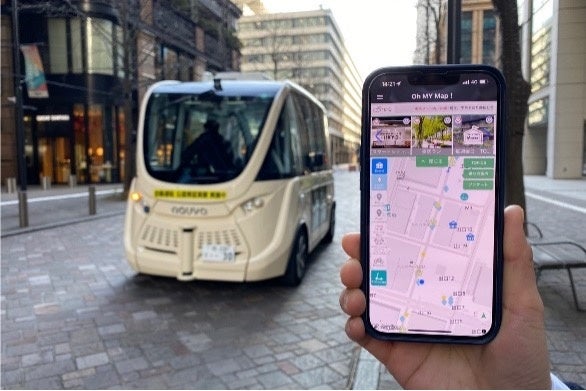 期間中「Oh MY Map!」に実装されるモビリティの運行情報