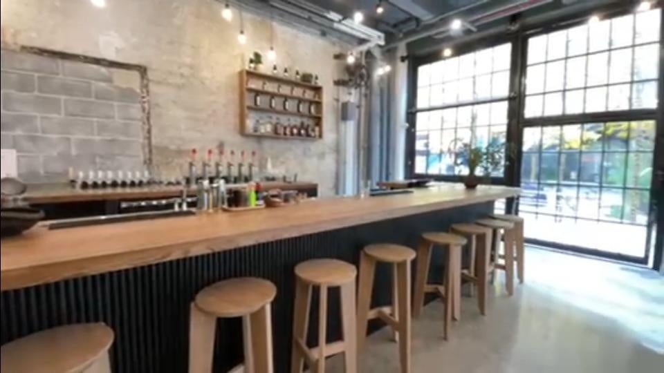 新たに完成したタップルーム