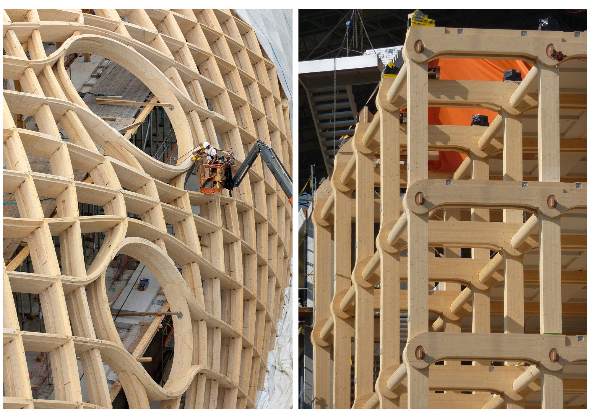 貴重な施工プロセスの写真も豊富に掲載