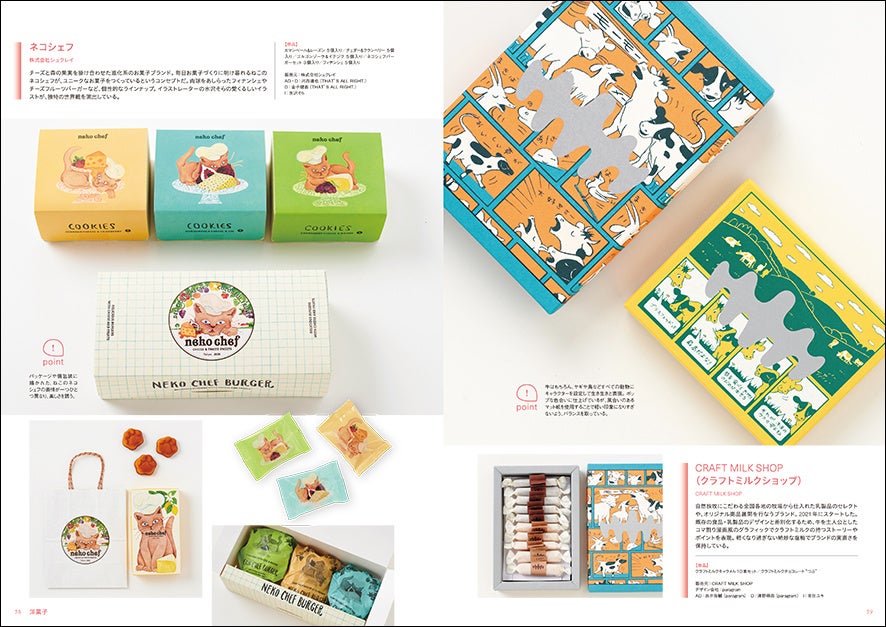 【洋菓子】ネコシェフ(左)、CRAFT MILK SHOP(右)