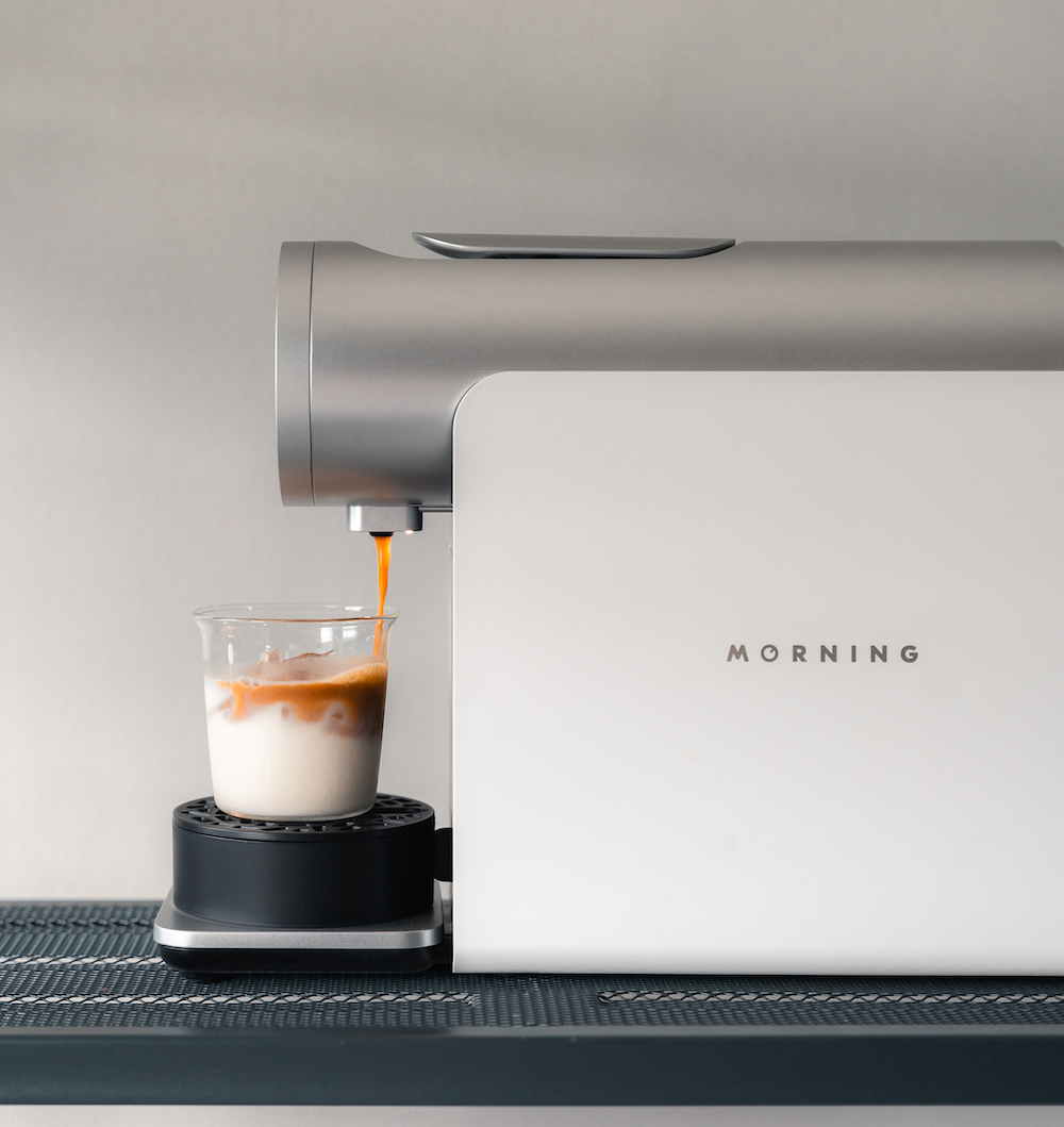 【新品未使用】コーヒーメーカーエスプレッソマシン【カプセル式】 カプセル式コーヒーの新時代」を切り開くコーヒーメーカー【The