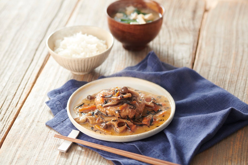 ひじきときのこのみぞれハンバーグ