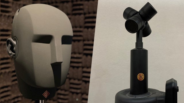 ダミーヘッドマイク(通称ダミヘ)NEUMANN KU100&アンビソニックマイクRODE NT-SF1