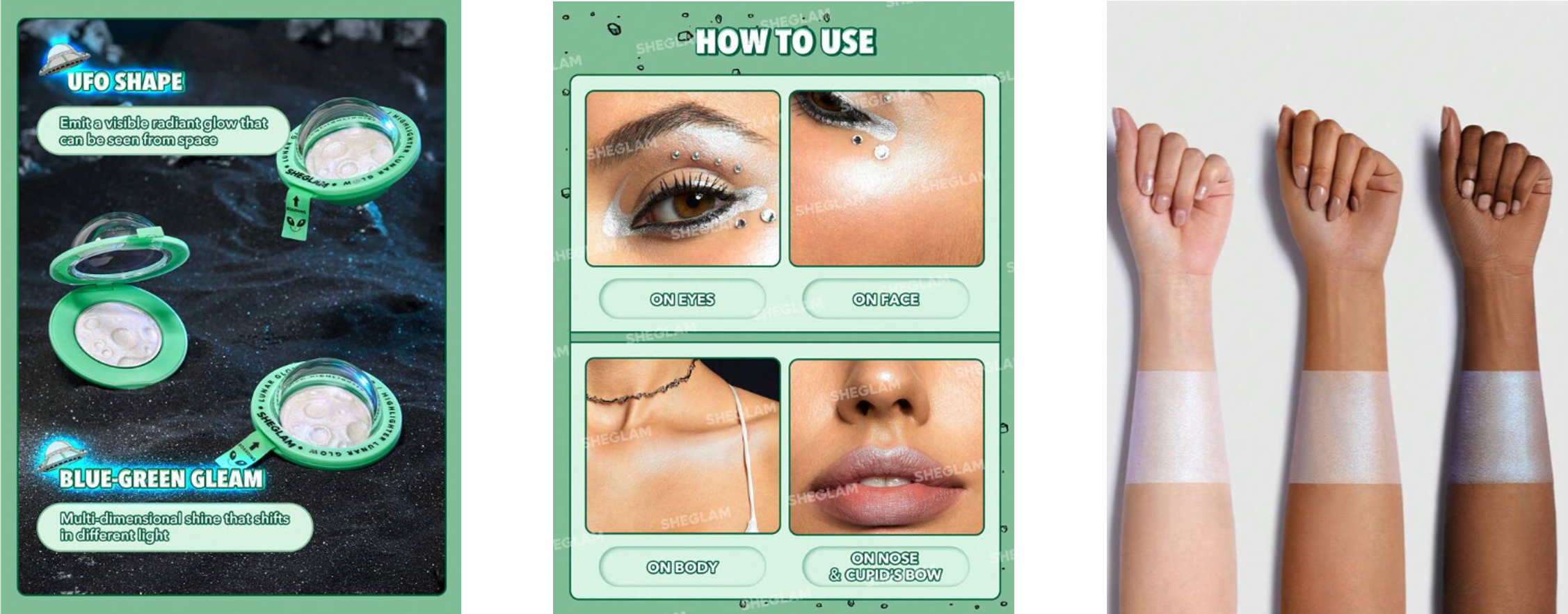 SHEGLAM』より宇宙に煌めく星の輝きを表現した”COSMIC COME UP