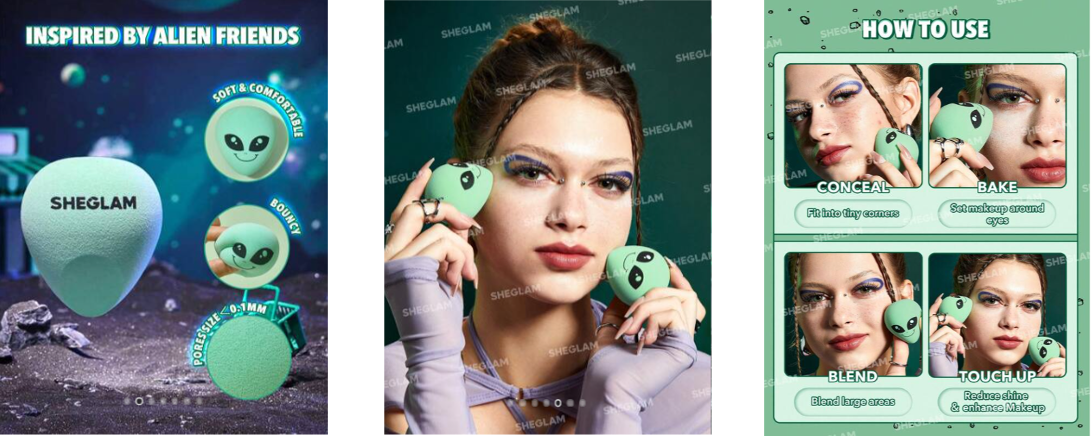 SHEGLAM』より宇宙に煌めく星の輝きを表現した”COSMIC COME UP