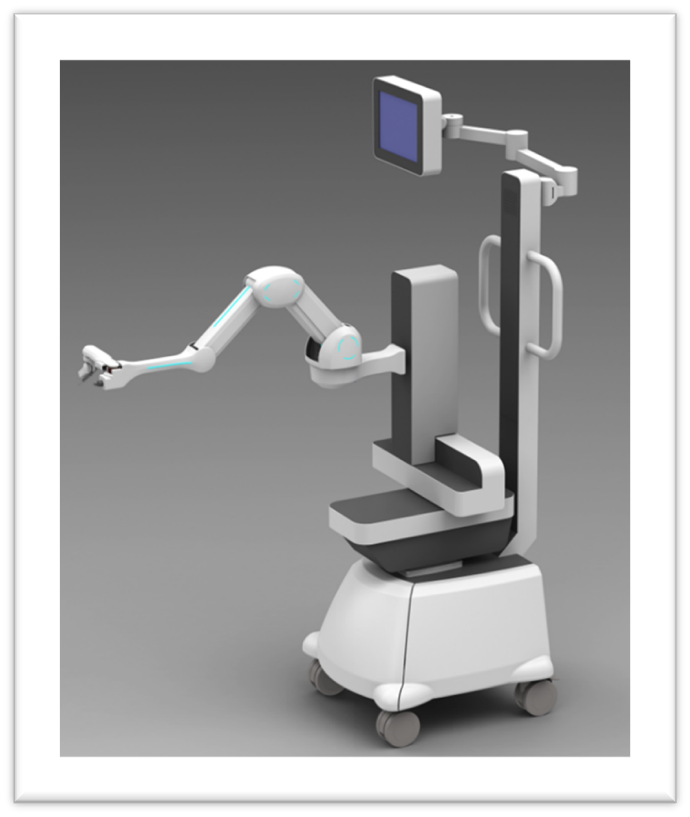「眼科手術支援ロボット」イメージ図