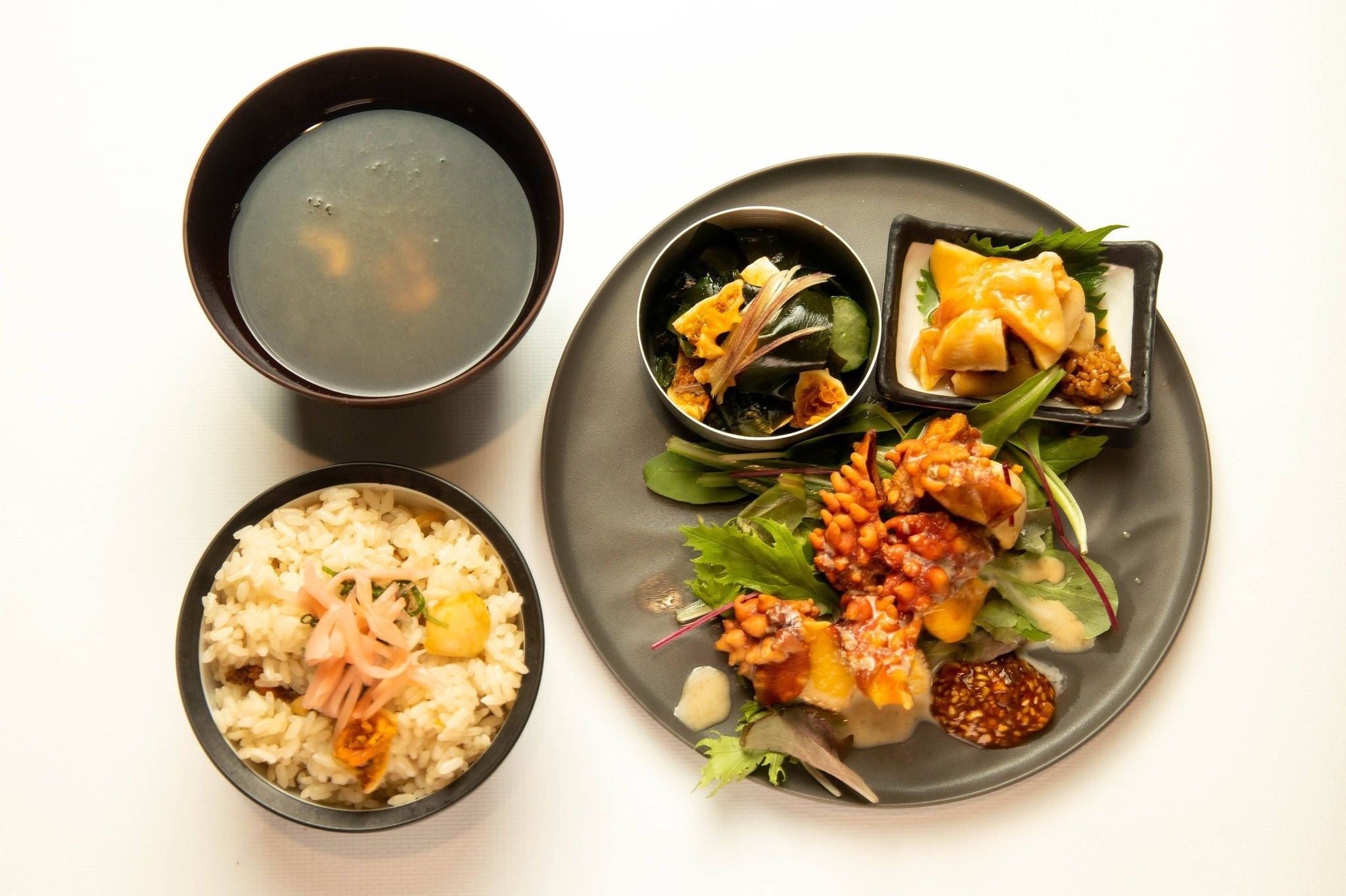 魚谷屋特製ほや御膳（1,280円）