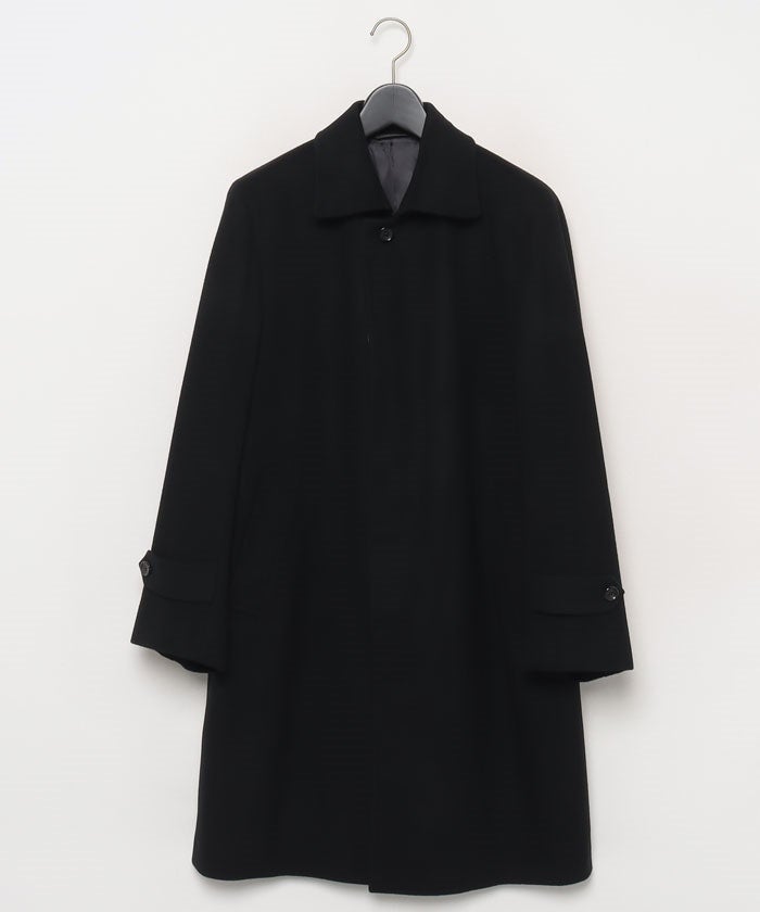 Unitage ユニテージ 金釦ミドルコート ブラック 金釦ミドルコート（ステンカラーコート）｜Unitage（ユニテージ