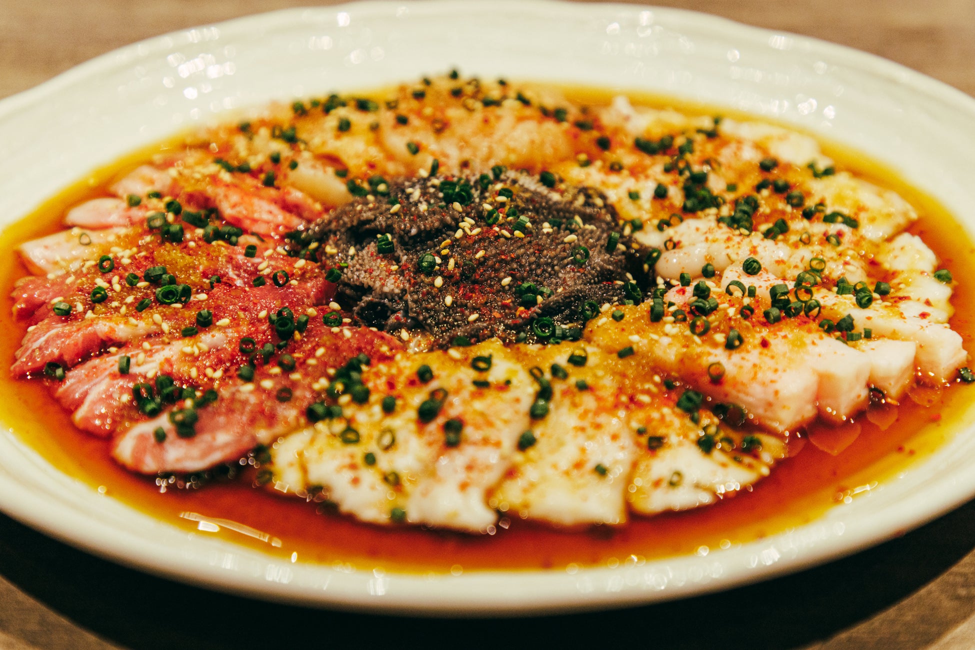 名物!ホルモン盛り合わせ〈醤油〉