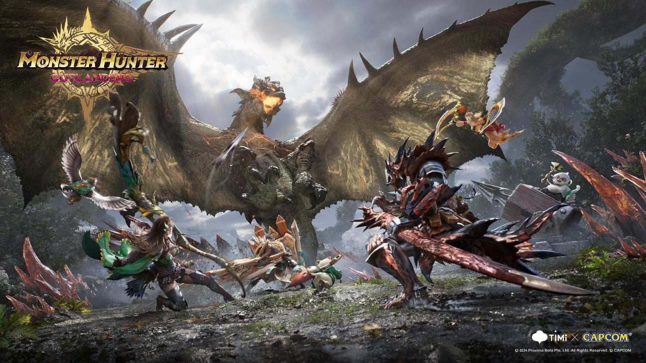 『モンスターハンター』シリーズ新作スマートフォン向けアプリゲーム『モンスターハンターアウトランダーズ』発表!