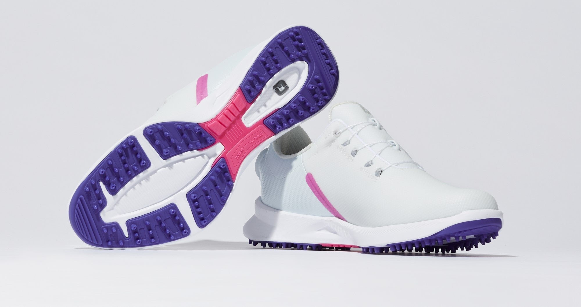 FJ ゴルフシューズ ホワイト/ピンク/ブルー WOMEN'S FJ プロエスエルエックス BOA - FootJoy Japan