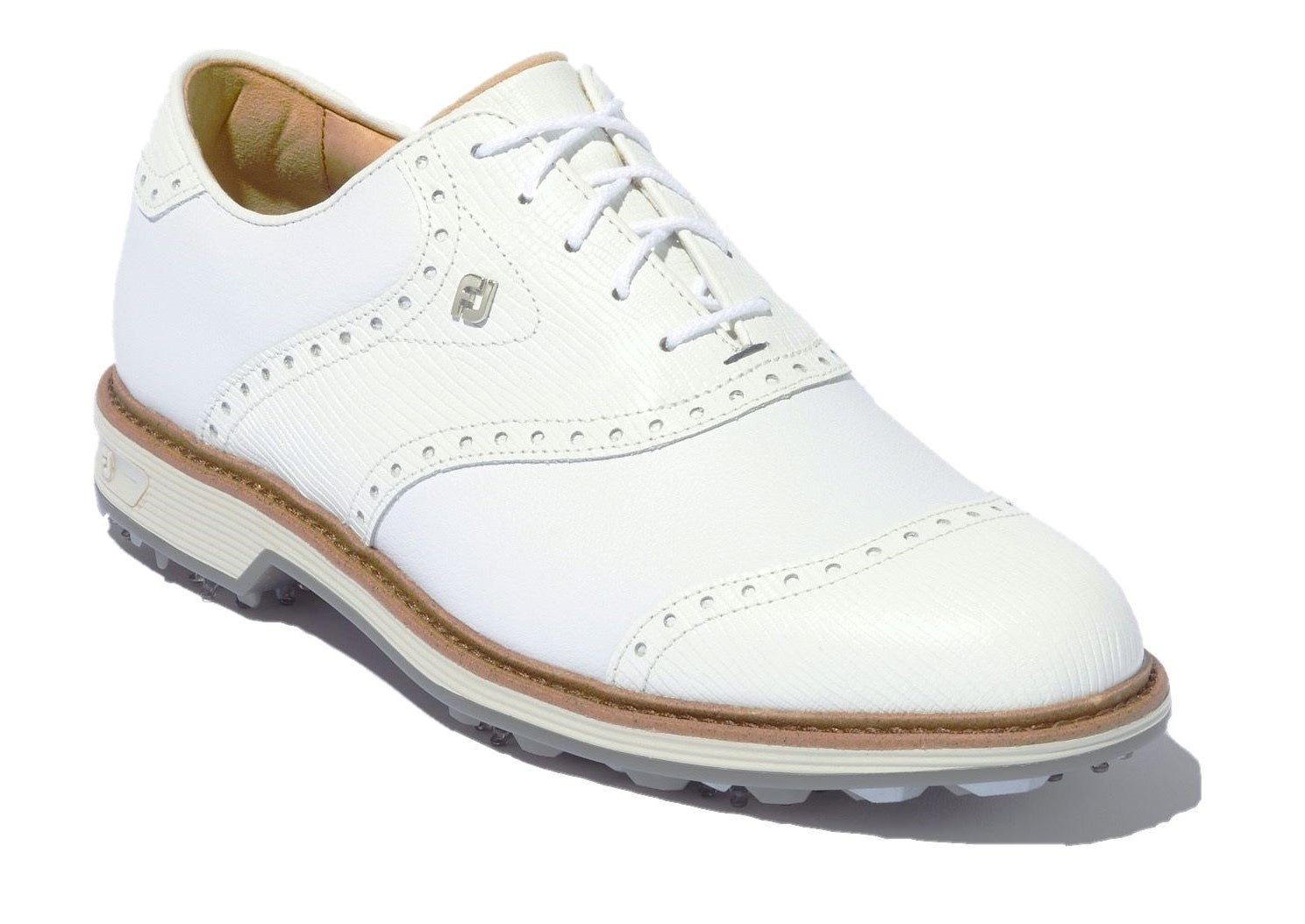 フットジョイDryjoys Premier ホワイト ゴルフシューズ あの選手もこの選手も履いてる！？PGAツアーでも大人気！FJの最