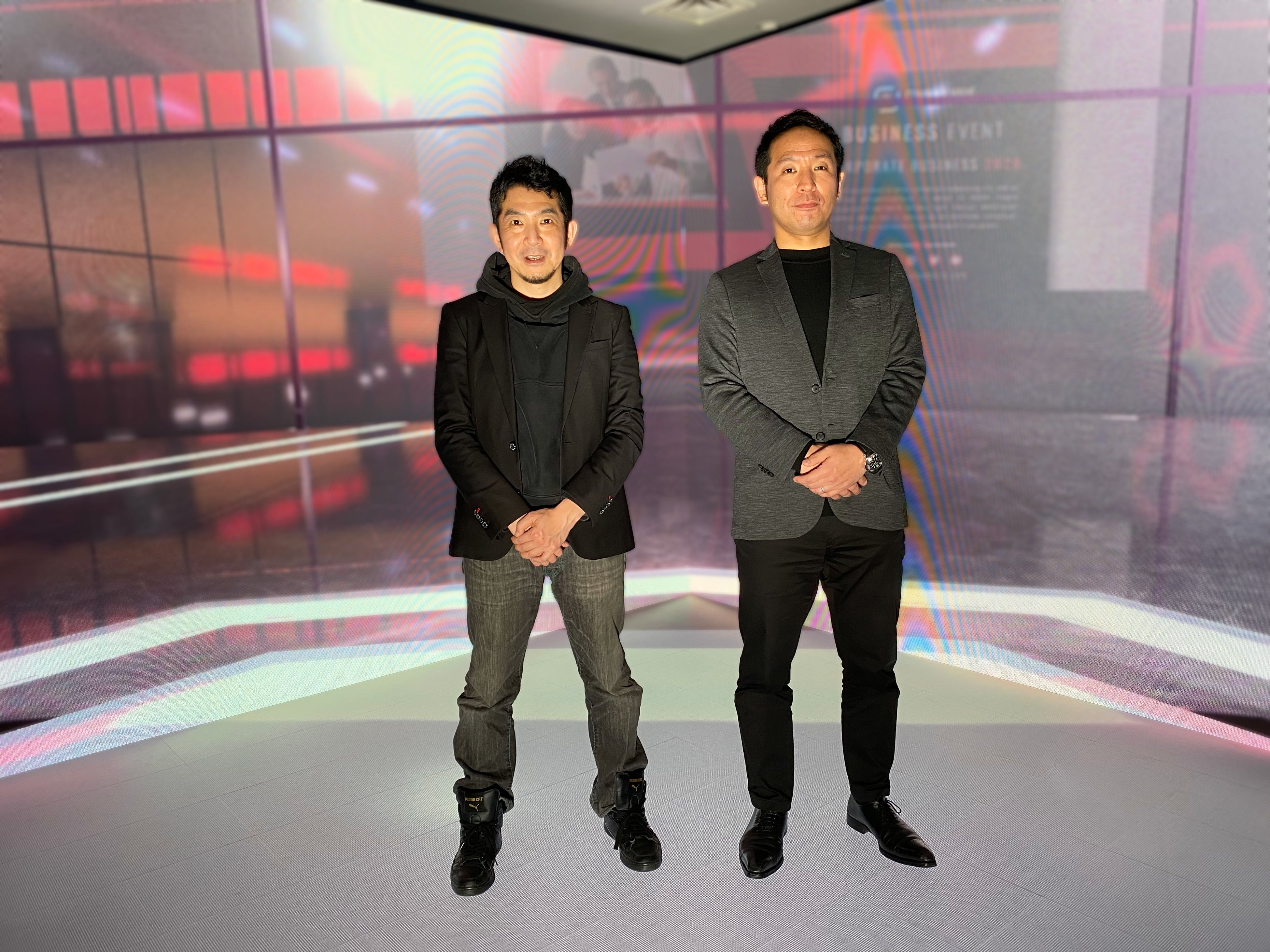 右はROE JAPAN 主浜氏_左はdisguise Japan 三寺氏