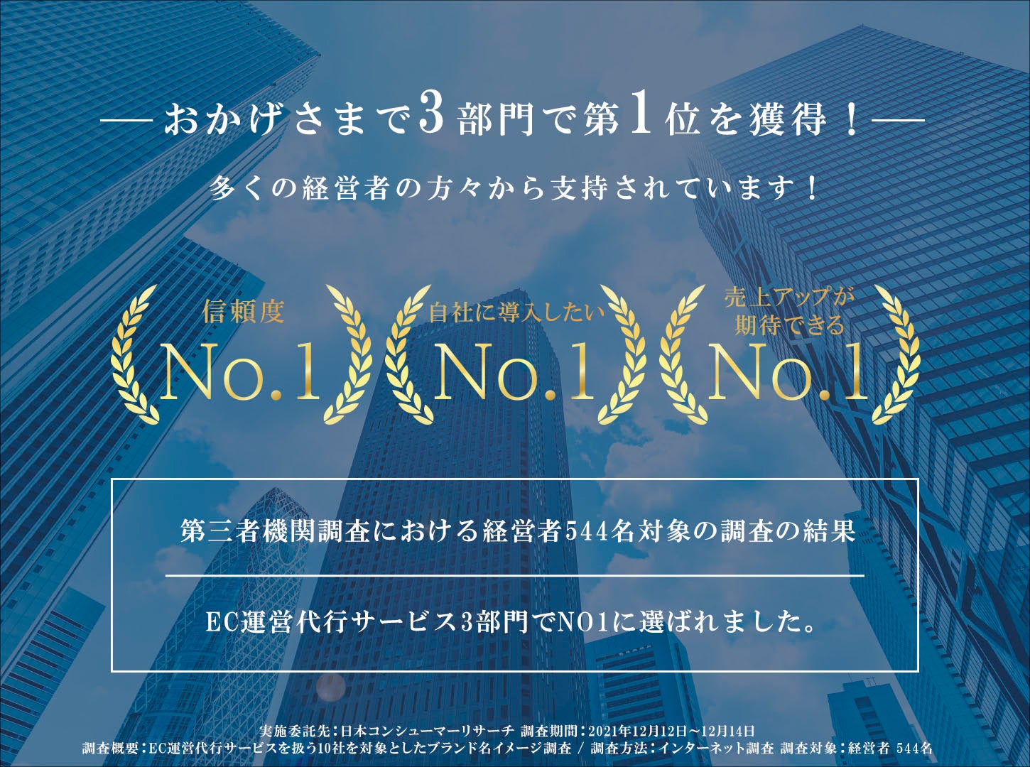 ECコンサルタント3部門No.1