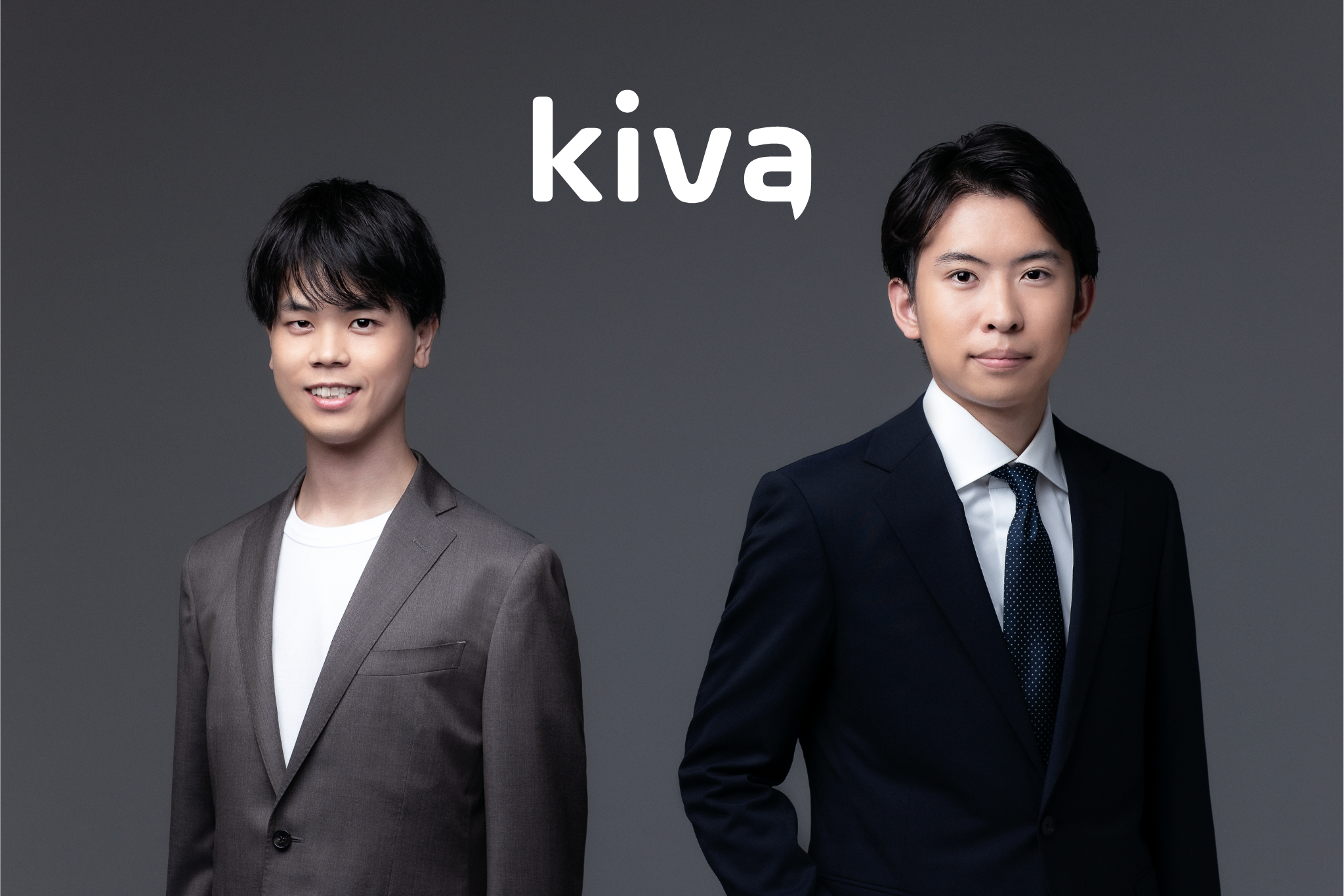 左から株式会社Kiva 代表取締役CTO  磯崎 裕太  代表取締役CEO 野尻航太