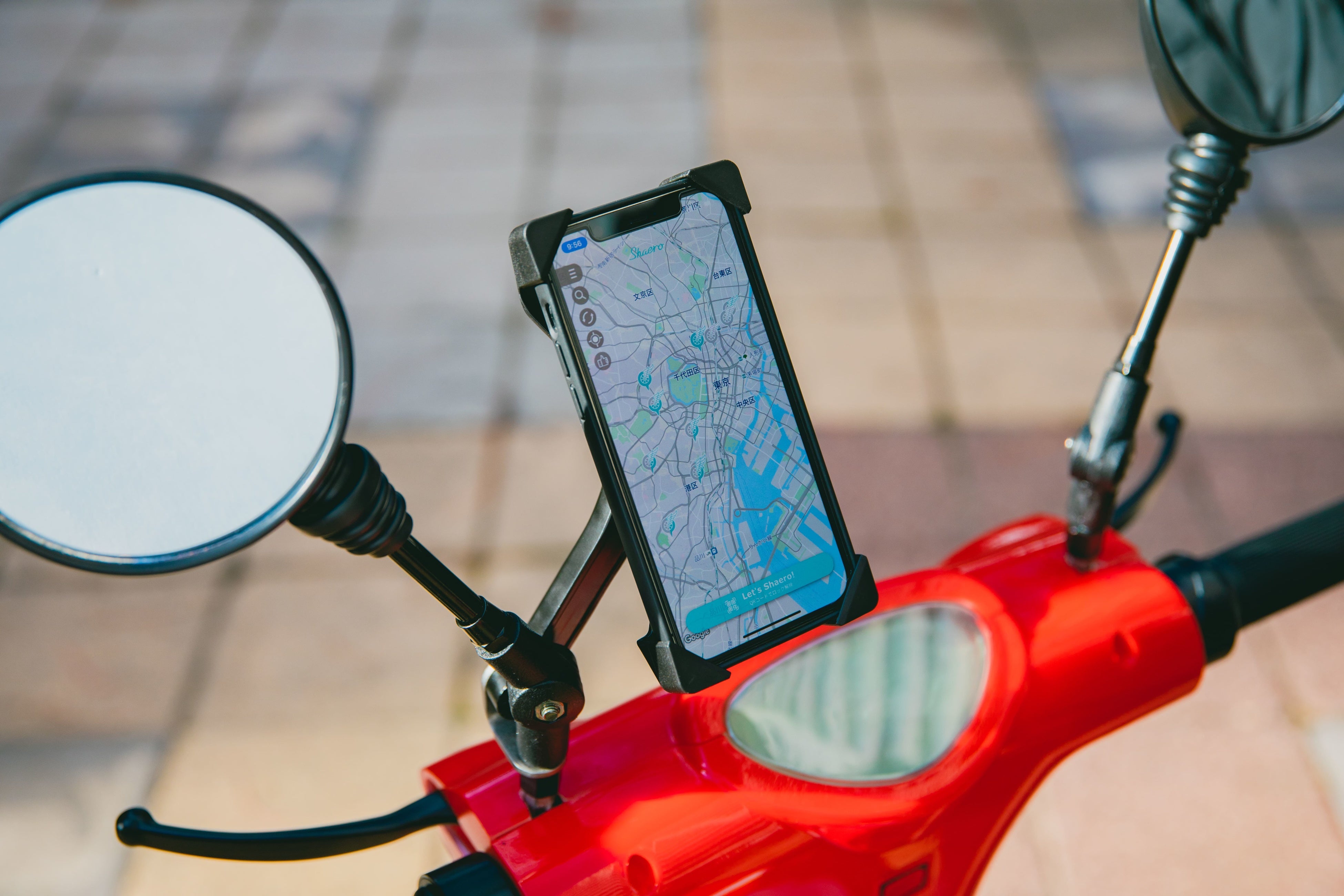 折りたたみ電動バイクのシェアリングサービス「Shaero」 50