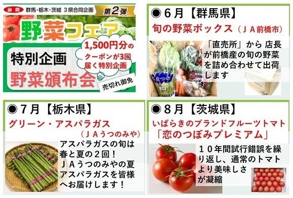 北関東3県 野菜頒布会
