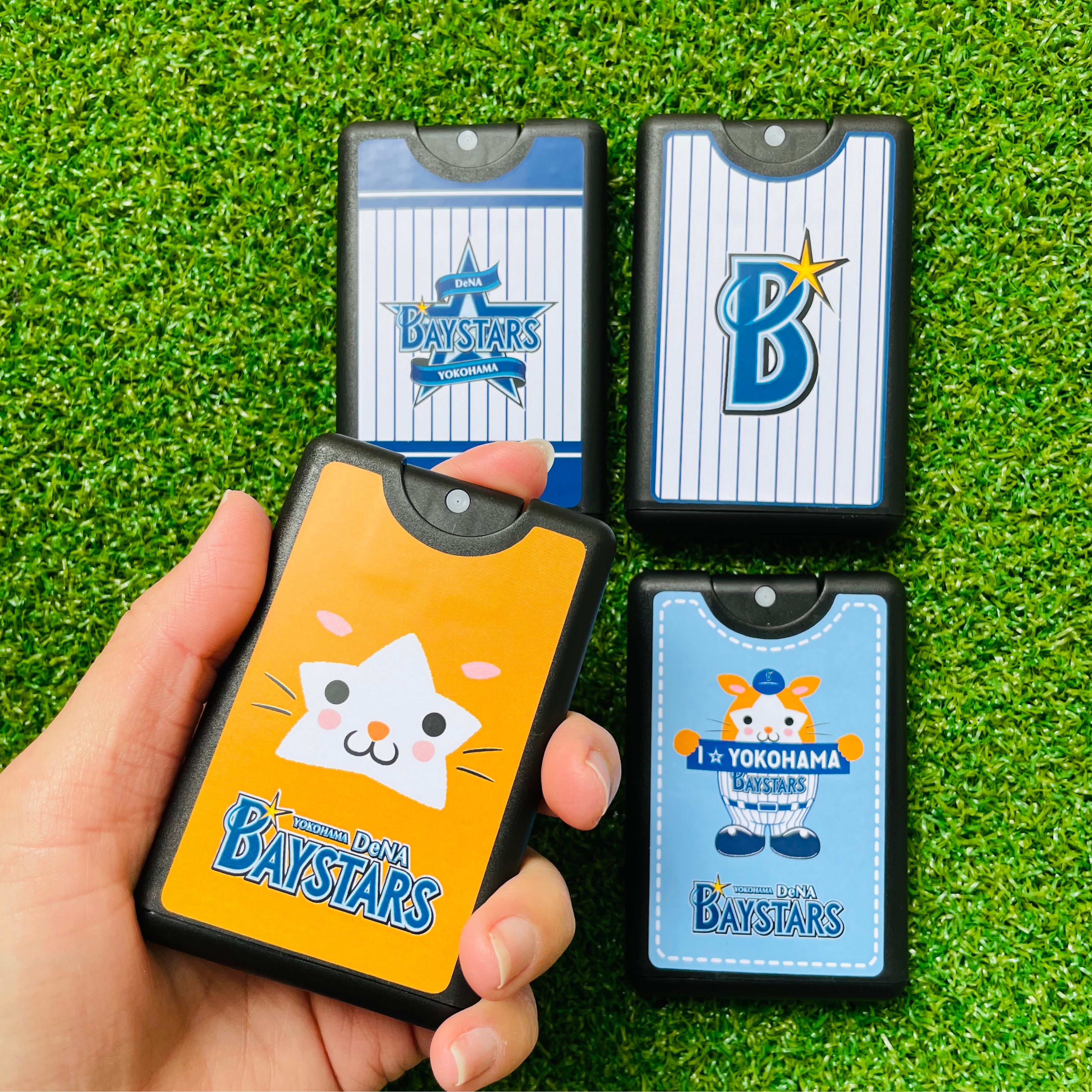 カード型携帯用アルコール除菌スプレー「HAND SANITIZER横浜DeNAベイスターズラベル」