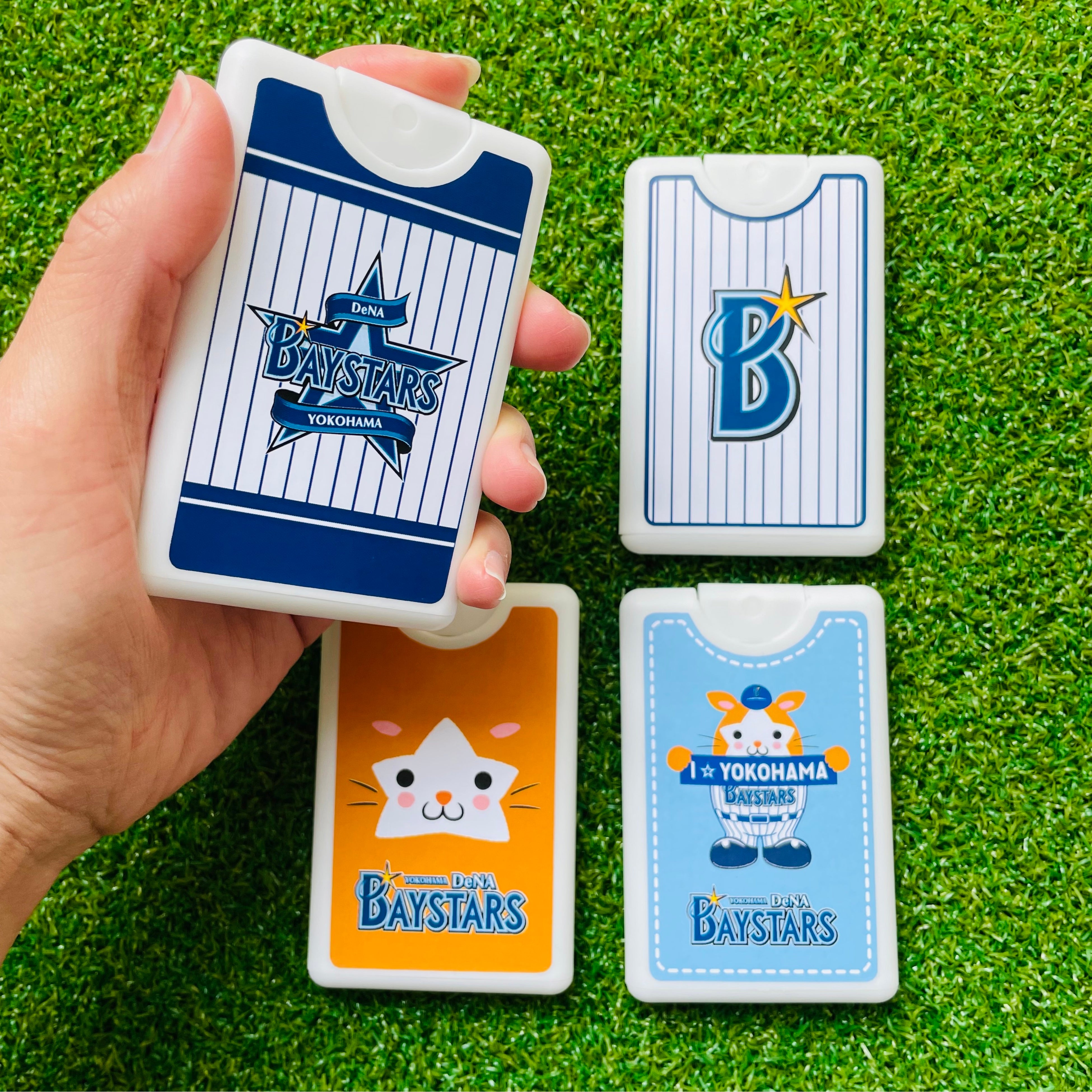 カード型携帯用アルコール除菌スプレー「HAND SANITIZER横浜DeNAベイスターズラベル」