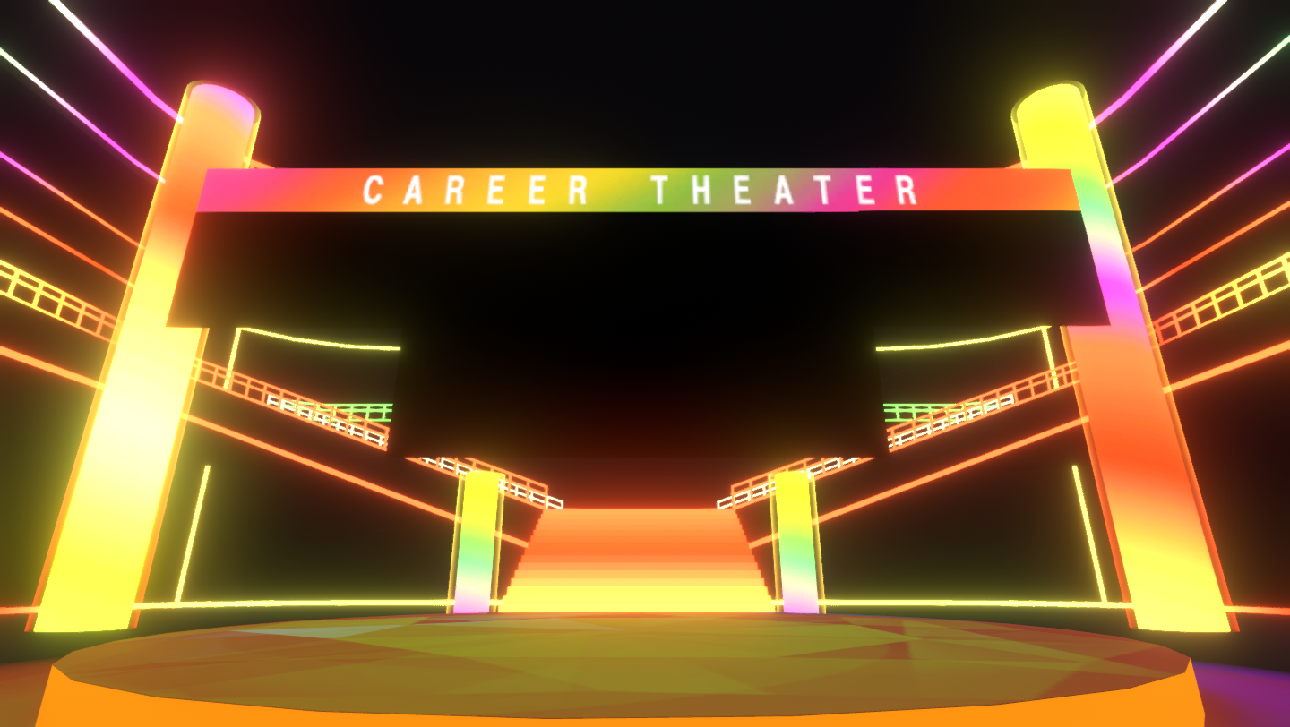 メタバースのCAREER THEATERの様子（イメージ）